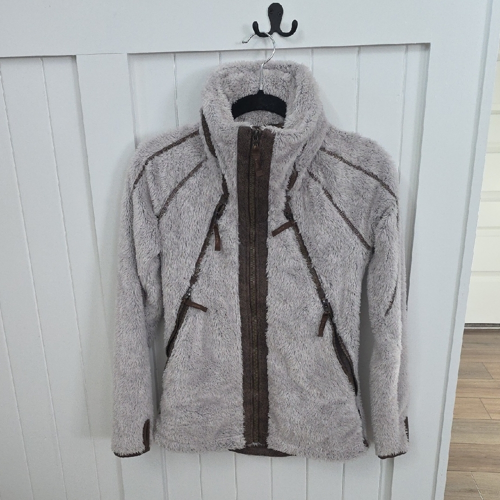 Kuhl Teddy Jacket in Gray and Brown